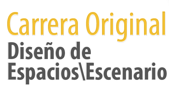 Carrera Original Diseño de espacios - Título