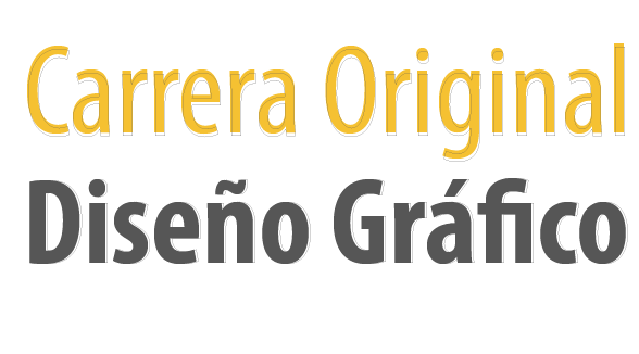 Carrera Original Diseño gráfico - Título